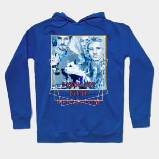 I know you better than you think (3 rock stars and dog) Hoodie